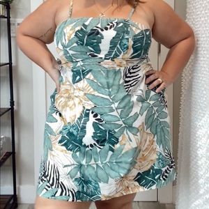 Shein tropical dress size 0x